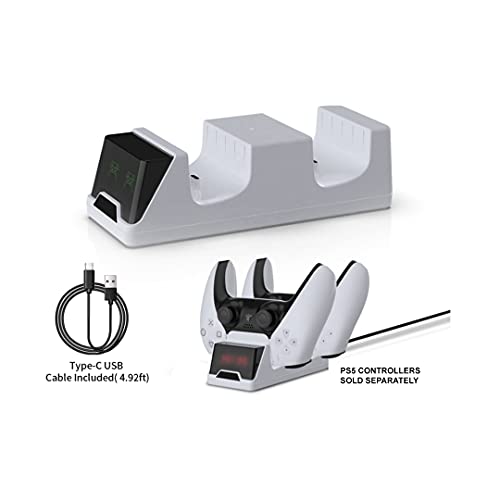 Sony PlayStation 5 Slim Upgraded 2TB Digital Edition Fortnite Cobalt Star Bundle and Controller Charger   White  2TB PCIe SSD Upgraded Slim PS5 Digital Gaming Console