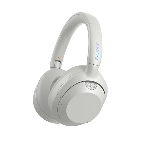Sony ULT WEAR Over Ear Noise Canceling Bluetooth Headphones with Alexa Built in  Comfortable Design  30 Hour Battery  Massive Bass  & Signature Noise Canceling Found in 1000X Series  Off White