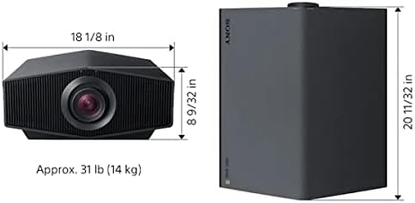 Sony VPL XW5000ES 4K HDR Laser Home Theater Projector with Native 4K SXRD Panel  Black