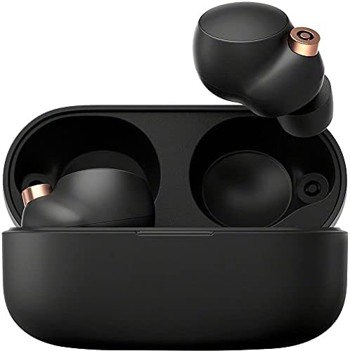 Sony WF 1000XM4 Industry Leading Noise Canceling Truly Wireless Earbud Headphones with Alexa Built in  Black