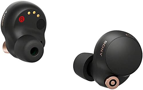 Sony WF 1000XM4 Industry Leading Noise Canceling Truly Wireless Earbud Headphones with Alexa Built in  Black