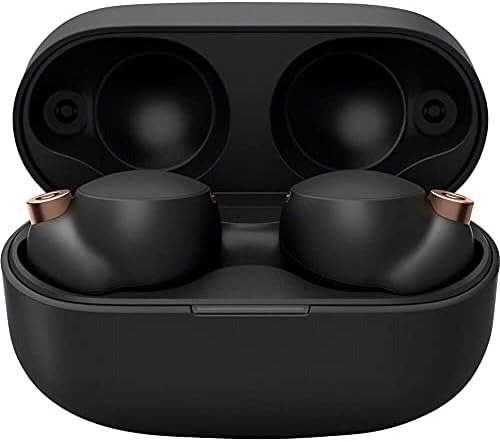 Sony WF 1000XM4 Industry Leading Noise Canceling Truly Wireless Earbud Headphones with Alexa Built in  Black