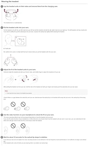 Sony WF 1000XM5 Premium Noise Cancelling Truly Wireless Bluetooth Earbuds & in Ear Headphones with Alexa Built in  Black