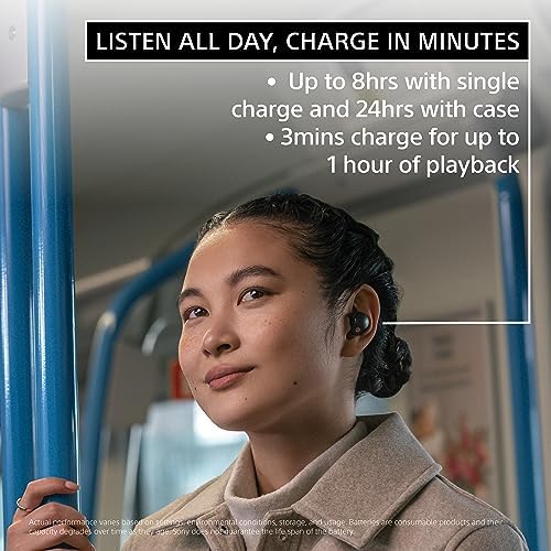 Sony WF 1000XM5 Premium Noise Cancelling Truly Wireless Bluetooth Earbuds & in Ear Headphones with Alexa Built in  Smoky Pink
