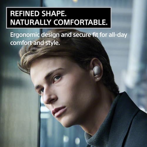 Sony WF 1000XM6 The Best Truly Wireless Noise Cancelling Earbuds  2026 Model   Bluetooth in Ear Headphones  with Studio Quality Sound  Up to 24 Hours of Battery Life  Platinum Silver