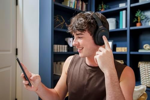 Sony - WH-1000XM4 - Audífonos inalámbricos de diadema con cancelación de ruido prémium, con micrófono para llamadas telefónicas y control por voz de Alexa - Negro, WH1000XM4