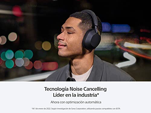 Sony WH-1000XM5 - Auriculares inalámbricos con cancelación de ruido, duración de la batería de 30 horas, estilo sobre la oreja, optimizados para Alexa y Google Assistant, micrófono integrado para