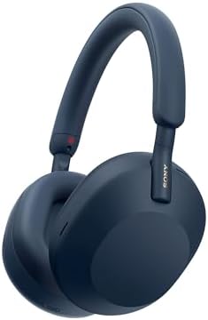 Sony WH 1000XM5 Premium Noise Canceling Headphones  Auto NC Optimizer  30 Hour Battery  Alexa Voice Control  Midnight Blue