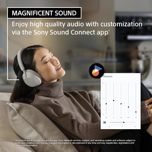 Sony WH 1000XM5 Premium Noise Canceling Headphones  Auto NC Optimizer  30 Hour Battery  Alexa Voice Control  Midnight Blue