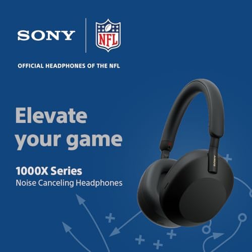 Sony WH 1000XM5 Premium Noise Canceling Headphones  Auto NC Optimizer  30 Hour Battery  Alexa Voice Control  Midnight Blue