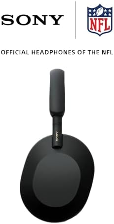 Sony WH-1000XM5 Auriculares con cancelación de ruido premium, optimizador automático de NC, batería de 30 horas, control de voz Alexa, color negro