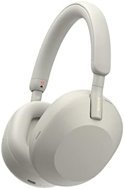 Sony WH 1000XM5 Premium Noise Canceling Headphones  Auto NC Optimizer  30 Hour Battery  Alexa Voice Control  Silver