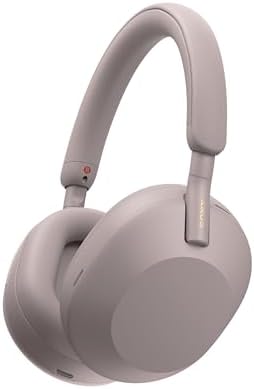 Sony WH 1000XM5 Premium Noise Canceling Headphones  Auto NC Optimizer  30 Hour Battery  Alexa Voice Control  Silver