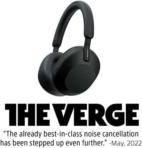 Sony WH 1000XM5 Premium Noise Canceling Headphones  Auto NC Optimizer  30 Hour Battery  Alexa Voice Control  Black