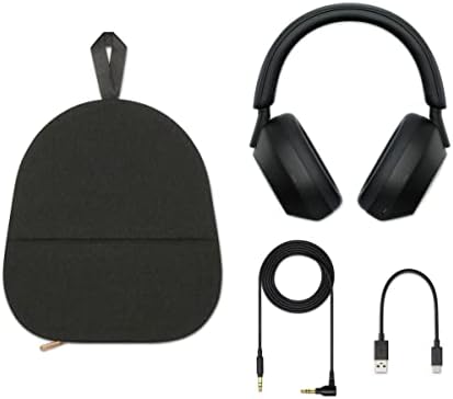 Sony WH 1000XM5 Premium Noise Canceling Headphones  Auto NC Optimizer  30 Hour Battery  Alexa Voice Control  Black