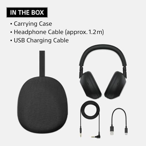 Sony WH-1000XM6 Los mejores auriculares inalámbricos con cancelación de ruido, procesador HD NC QN3, 12 micrófonos, optimizador NC adaptativo, masterizado por ingenieros, calidad de estudio, batería