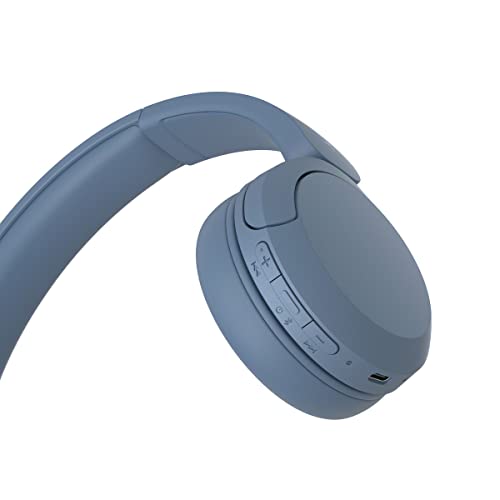 Sony WH CH520 Wireless Headphones Bluetooth On Ear Headset with Microphone  Blue New
