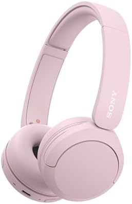 Sony WH CH520 Wireless Headphones Bluetooth On Ear Headset with Microphone and up to 50 Hours Battery Life with Quick Charging  Blue