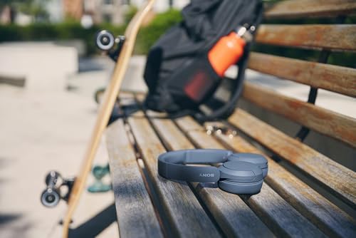 Sony WH CH520 Wireless Headphones Bluetooth On Ear Headset with Microphone and up to 50 Hours Battery Life with Quick Charging  Blue