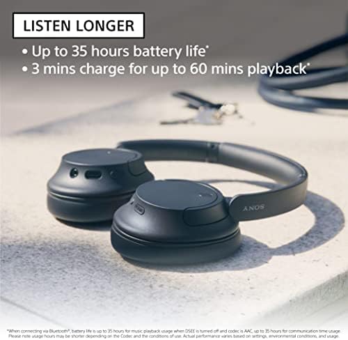 Sony WH CH720N Noise Canceling Wireless Headphones Bluetooth Over The Ear Headset with Microphone and Alexa Built in  Black New
