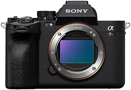 Sony a7R V Mirrorless Camera  Black    61MP Full Frame Digital Camera with Batteries & Dual Charger Kit  Corel Software Kit  128GB SDXC Memory Card & Large DSLR Bag   Essential Bundle