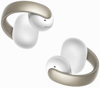 Soundcore AeroClip by Anker  Open Ear Earbuds  Clip On Headphones  Adaptive Comfort  Clear Calls with 4 Mics and AI  Stable Fit  12mm Drivers for Powerful Bass  Hi Res  Open Ring Design