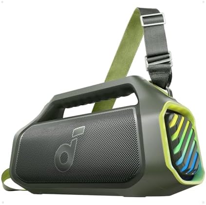 Soundcore Boom 2 Plus Portable Speaker By Anker  140W  2 2 Channel  BassUp 2 0  20H Playtime  Fast Charge  IPX7 Waterproof  RGB Lights  Power Bank  Bluetooth 5 3  Outdoor Speakers  Camping  Beach