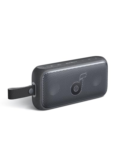 Soundcore Motion 300 by Anker  Bluetooth Speaker  Wireless Hi Res Portable Speaker  IPX7 Waterproof  BassUp  Bluetooth 5 3  30W Stereo Sound  13H Playtime for Home  Shower  Outdoor  and Travel
