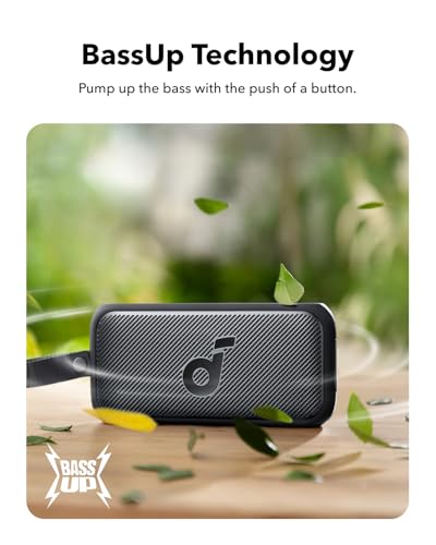 Soundcore Motion 300 by Anker  Bluetooth Speaker  Wireless Hi Res Portable Speaker  IPX7 Waterproof  BassUp  Bluetooth 5 3  30W Stereo Sound  13H Playtime for Home  Shower  Outdoor  and Travel