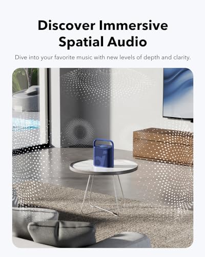 Soundcore Motion X500 Portable Bluetooth Speaker  Wireless Speaker with Immersive Spatial Audio  Wireless Hi Res Sound with 3X Detail  3 Channel Audio  and an Upward Firing Driver with Ambient Light