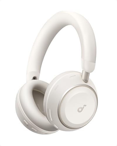 Soundcore Space 2 by Anker  Active Noise Cancelling Headphones  Comfortable Fit  50H Playtime  LDAC Hi Res Wireless Audio  Dual Connection  Clear Calls  Bluetooth 6 1  Nap Mode  Wearing Detection