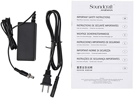 Soundcraft Ui12 12 Input Digital Mixer w/Wifi App Control Recording 4 XLR Cables