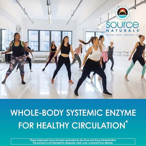 Source Naturals NSK SD  Nattokinase  Vegetarian Friendly  Whole Body Systemic Enzyme for Healthy Circulation   200 mg   30 Vegetarian Capsules