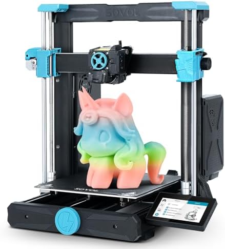 Sovol SV06 ACE 3D Printer Open Source  600mm/s Max High Speed 3D Printers  Fully Auto Leveling  with Camera Upgraded Structure Planetary Dual Gear Direct Drive Printing Size 8 66x8 66x9 84 inch