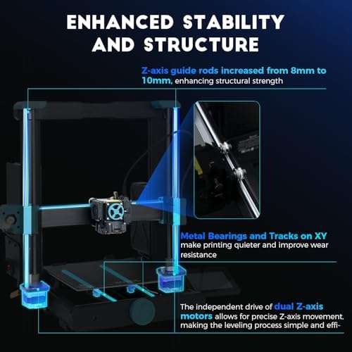 Sovol SV06 ACE 3D Printer Open Source  600mm/s Max High Speed 3D Printers  Fully Auto Leveling  with Camera Upgraded Structure Planetary Dual Gear Direct Drive Printing Size 8 66x8 66x9 84 inch