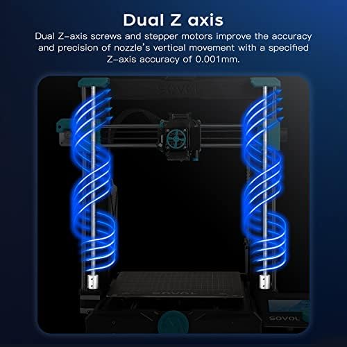 Sovol SV06 ACE 3D Printer Open Source  600mm/s Max High Speed 3D Printers  Fully Auto Leveling  with Camera Upgraded Structure Planetary Dual Gear Direct Drive Printing Size 8 66x8 66x9 84 inch