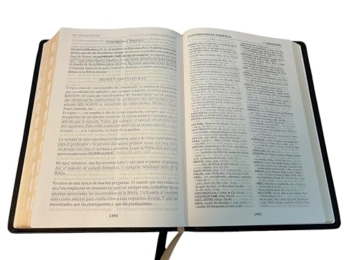 Spanish Bible  Valera 1602 Purified  Concordance  Large Print  Thumb Index / Biblia  Valera 1602 Purificada  Concordancia  Letra Grande con Índice