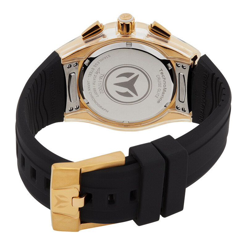 Tecnomar Reloj de pulsera para hombre Cruise Glitz Cronógrafo de Cuarzo con Esfera Blanca, Edición Especial