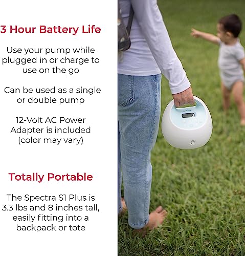 Spectra   S1 Plus Electric Breast Milk Pump for Baby Feeding   Convenient Breast Feeding Support