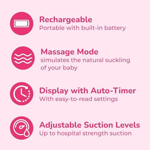 Spectra   S1 Plus Electric Breast Milk Pump with Tote Bag  Breast Milk Bottles and Cooler for Baby Feeding