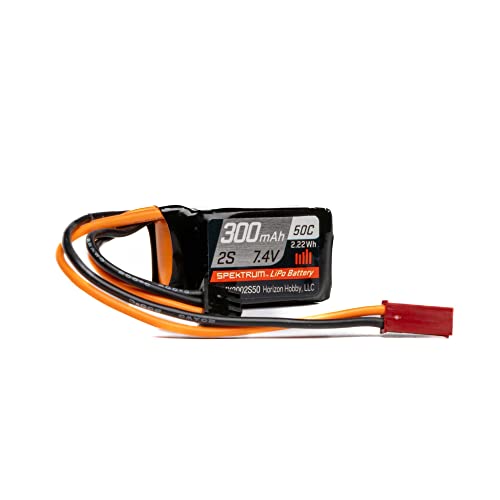 Spektrum 7 4V 300mAh 2S 50C LiPo Battery  JST RCY  SPMX3002S50