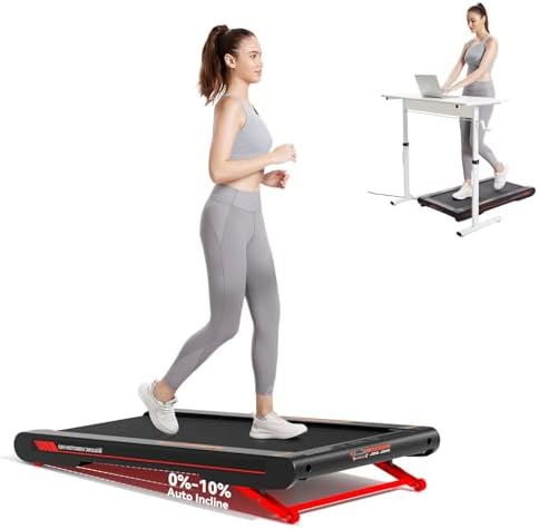 Sperax Walking Treadmill Pad with APP  3 in 1 Under Desk Treadmill  400W Low Noise Walking Vibration Pad with Remote Control Portable Treadmills for Home Office