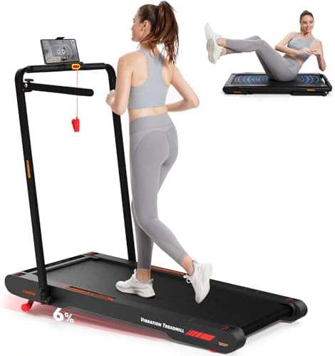 Sperax Walking Treadmill Pad with APP  3 in 1 Under Desk Treadmill  400W Low Noise Walking Vibration Pad with Remote Control Portable Treadmills for Home Office