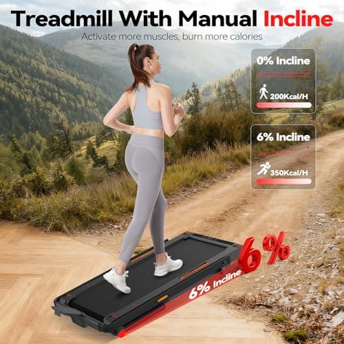 Sperax Walking Treadmill Pad with APP  3 in 1 Under Desk Treadmill  400W Low Noise Walking Vibration Pad with Remote Control Portable Treadmills for Home Office