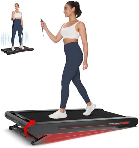 Sperax Walking Treadmill Pad with APP  3 in 1 Under Desk Treadmill  400W Low Noise Walking Vibration Pad with Remote Control Portable Treadmills for Home Office