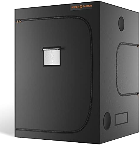 Spider Farmer 3x3 Grow Tent 2025 New  36x36x72  with Hook for Controller and Power Strip  Enlarged View Window  1680D Thicken Mylar Canvas for Indoor Hydroponic Growing for SF2000Pro  SE3000  G3000