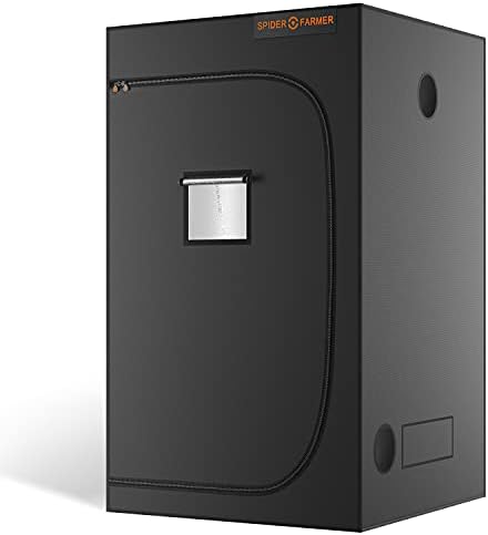 Spider Farmer 3x3 Grow Tent 2025 New  36x36x72  with Hook for Controller and Power Strip  Enlarged View Window  1680D Thicken Mylar Canvas for Indoor Hydroponic Growing for SF2000Pro  SE3000  G3000