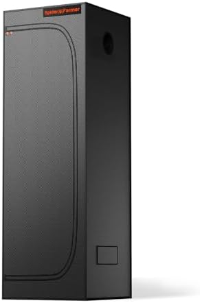 Spider Farmer 3x3 Grow Tent 2025 New  36x36x72  with Hook for Controller and Power Strip  Enlarged View Window  1680D Thicken Mylar Canvas for Indoor Hydroponic Growing for SF2000Pro  SE3000  G3000