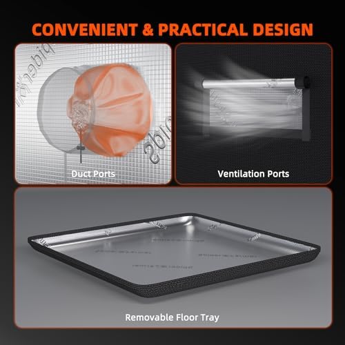 Spider Farmer 3x3 Grow Tent 2025 New  36x36x72  with Hook for Controller and Power Strip  Enlarged View Window  1680D Thicken Mylar Canvas for Indoor Hydroponic Growing for SF2000Pro  SE3000  G3000