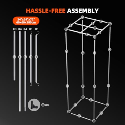 Spider Farmer 3x3 Grow Tent 2025 New  36x36x72  with Hook for Controller and Power Strip  Enlarged View Window  1680D Thicken Mylar Canvas for Indoor Hydroponic Growing for SF2000Pro  SE3000  G3000